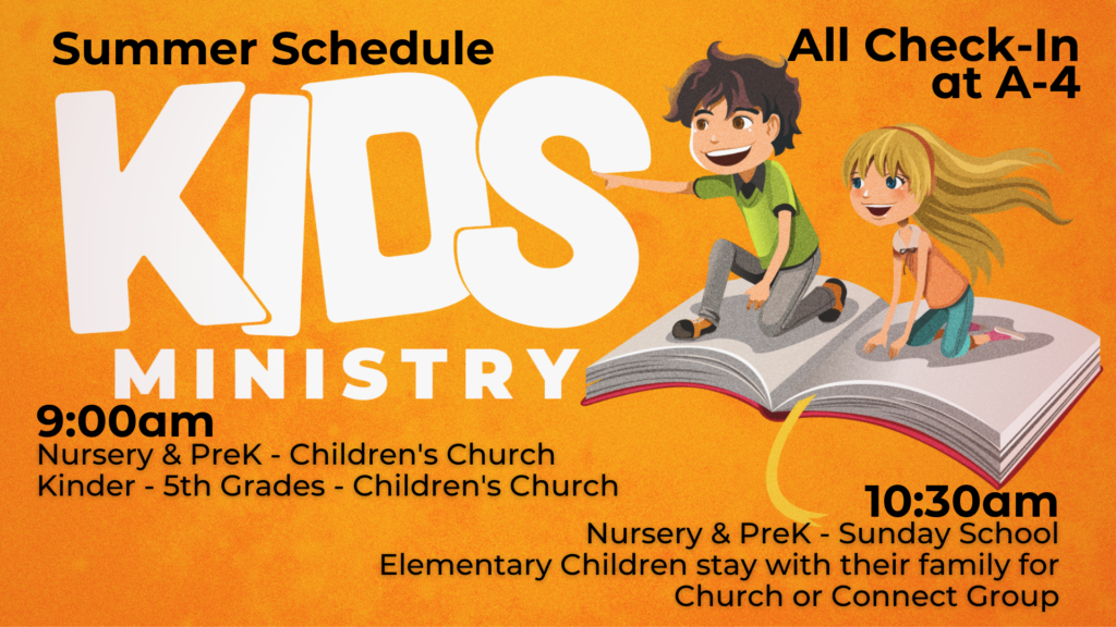 Kids ministry Summer 2022