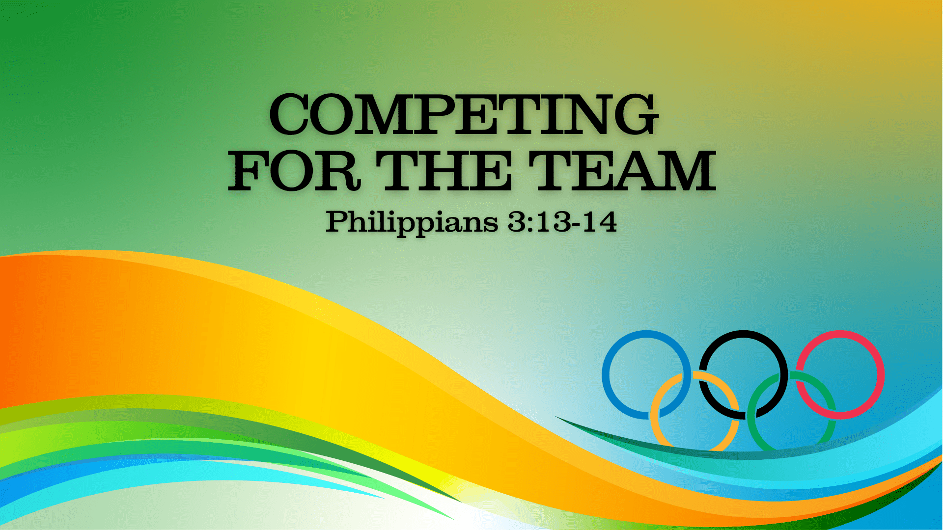 Go For The Gold: Competing For The Team