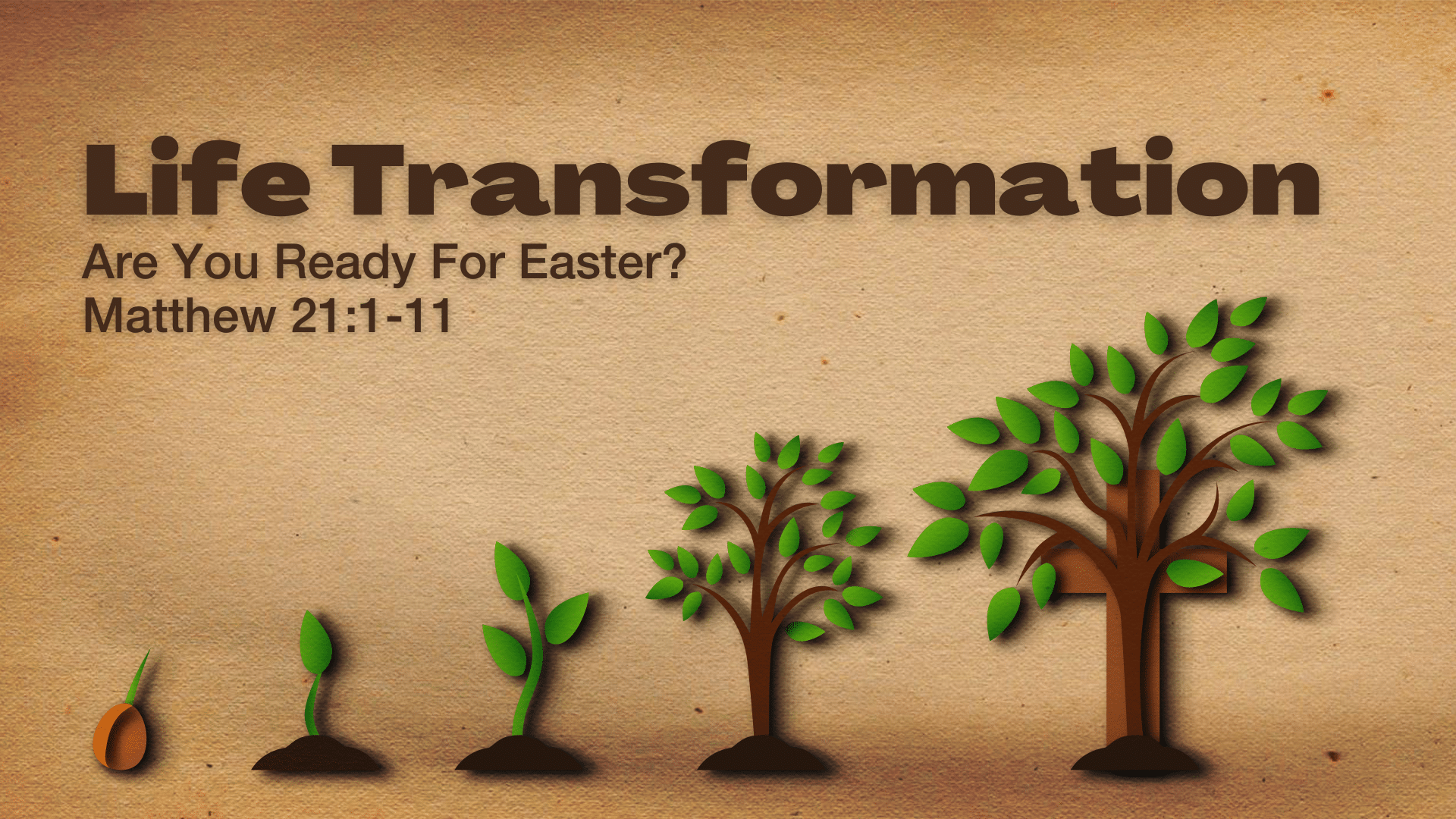 Life Transformation: Are You Ready For Easter?