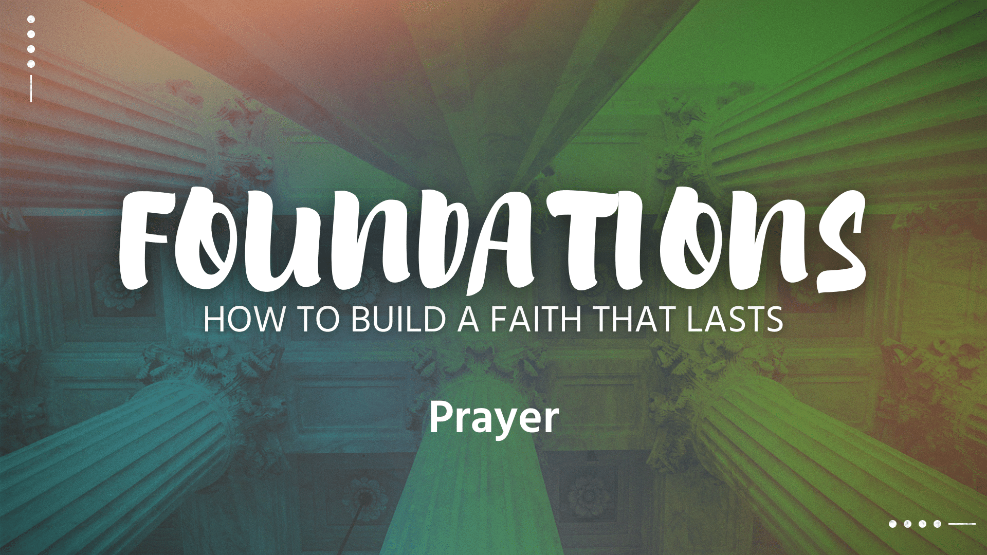 Foundations: Prayer