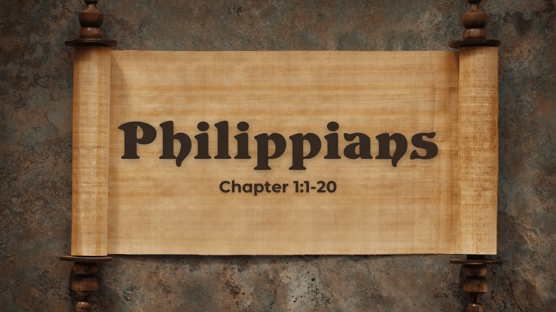 Philippians 1:1-20